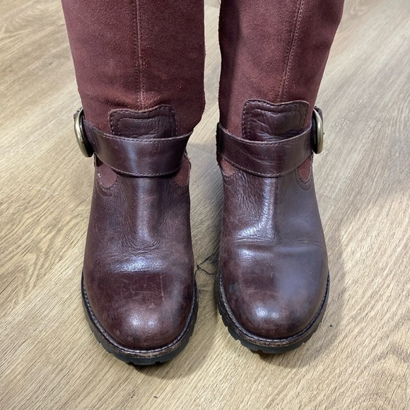 Timberland Earthkeepers Bethel Tall Zip Leather and Suede Knee-High Boots size 6 - Picture 6 of 14